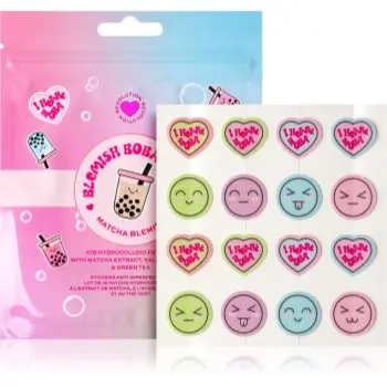 I Heart Revolution Bubble Tea Blemish Boba plasturi pentru piele problematică impotriva acneei