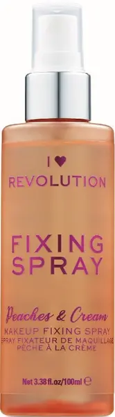 I Heart Revolution - Spray de fixare machiaj Peaches & Cream, 100 ml