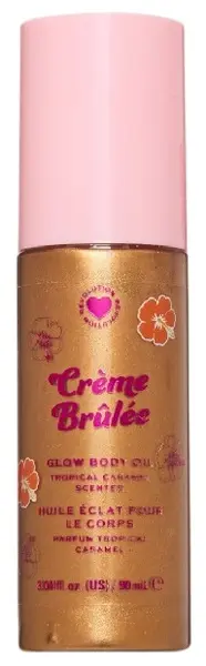 I Heart Revolution Ulei iluminator pentru corp Tropical Caramel Glow, Creme Brulee Bronze, 90 ml