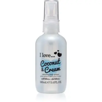 I Love Coconut & Cream spray de corp racoritor pentru femei