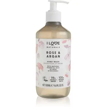 I Love Naturals Rose & Argan Săpun lichid pentru mâini
