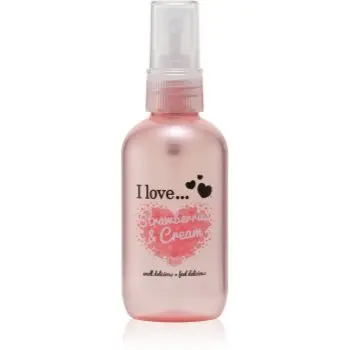 I Love Strawberries & Cream spray de corp racoritor pentru femei