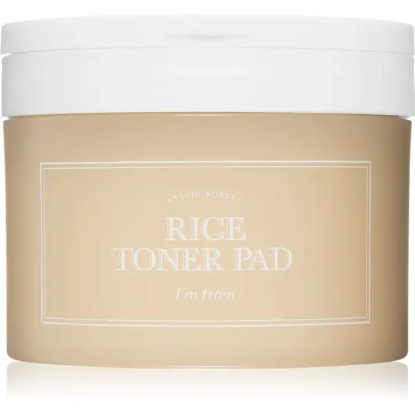 I'm from Rice Toner Pad dischete de tonifiere pentru strălucirea și netezirea pielii 60 buc