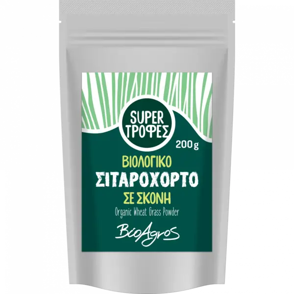 Iarba grau verde pudra 200g ECO