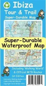 Ibiza Tour and Trail Map, Sheet Map/David Brawn