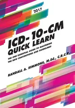 ICD-10-CM Quick Learn, Paperback/Randall a. Simmons