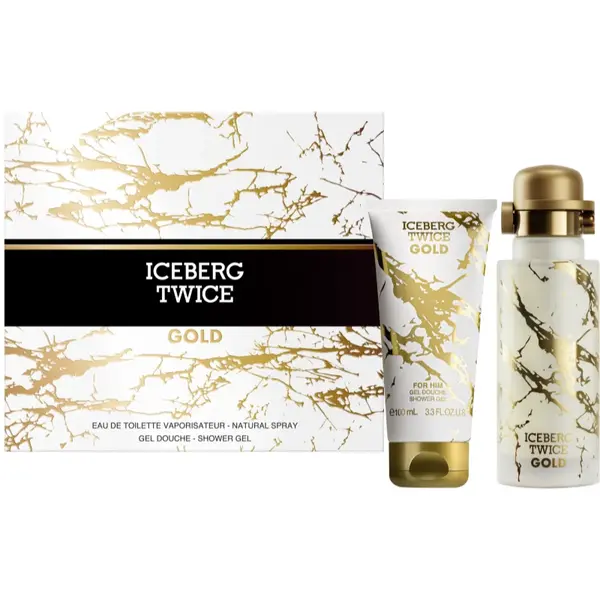 Iceberg Twice Gold set cadou pentru bărbați 1 buc