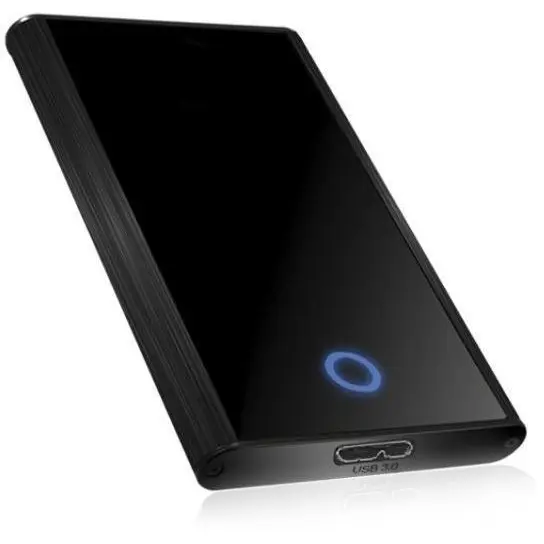 ICYBOX Carcasa externa HDD Icy Box 2,5 SATA pentru 1xUSB 3.0, negru + husa protectie