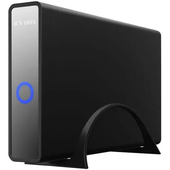 ICYBOX Carcasă externă USB-C cu hub USB, 2.5 / 3.5, SATA / SATA II / SATA III