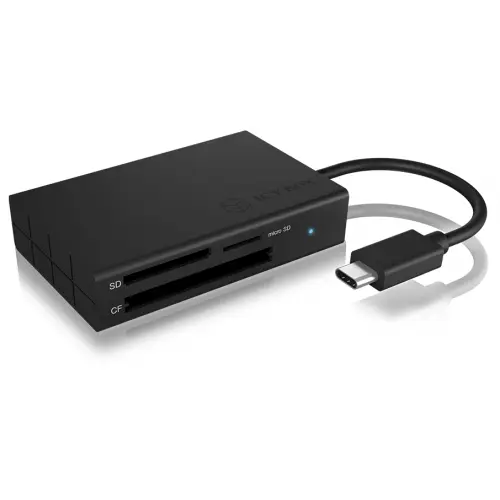 ICYBOX Card Reader Raidsonic IcyBox, USB-C, Black