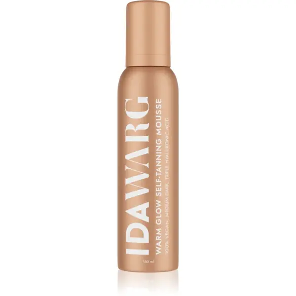 IDA WARG Beauty Self-Tanning Mousse Warm Glow spuma autobronzanta 150 ml