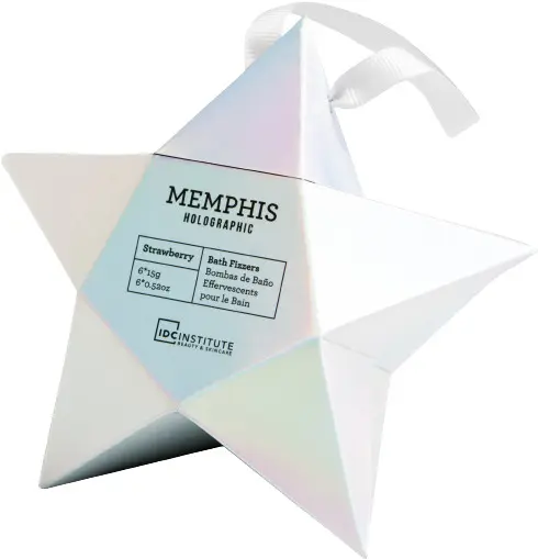 IDC Institute Set săruri de baie Memphis Holographis, 6 x 15 g