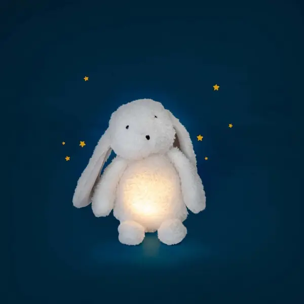 Iepuras plus cu lumina de veghe pentru bebelusi Moulin Roty