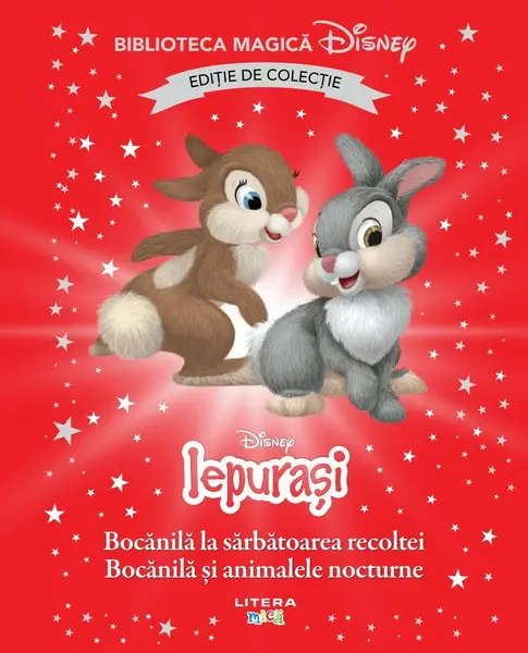 Iepurasi. Bocanila la sarbatoarea recoltei. Bocanila si animalele nocturne. Volumul 86. Disney. Biblioteca magica. Editie de colectie