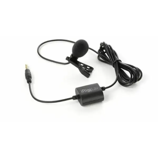 Ik multimedia Microfon lavaliera IK Multimedia iRig Mic Lav, profesional, Jack 3.5 mm, Negru