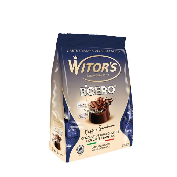 Il boero dark chocolate pralines with coffee & sambuca filling 200 gr