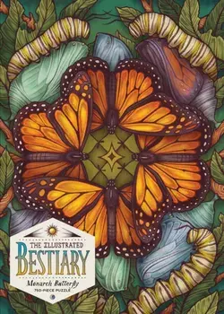 Illustrated Bestiary Puzzle: Monarch Butterfly (750 pieces), Box Set/Maia Toll