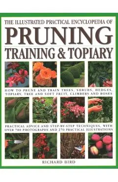 Illustrated Practical Encyclopedia of Pruning, Training and Topiary: How to Prune and Train Trees, Shrubs, Hedges, Topiary, Tree and Soft Fruit, Climb - Richard Bird