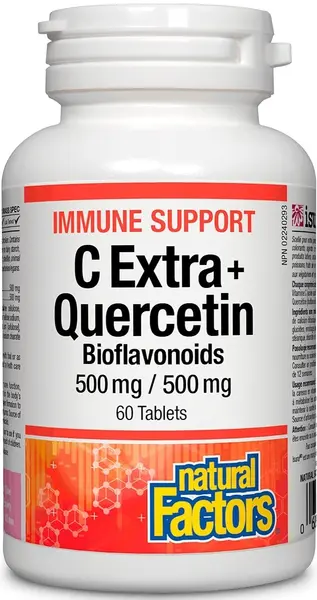 Immune Support C Extra + Quercetin, 60 tablete , Natural Factors