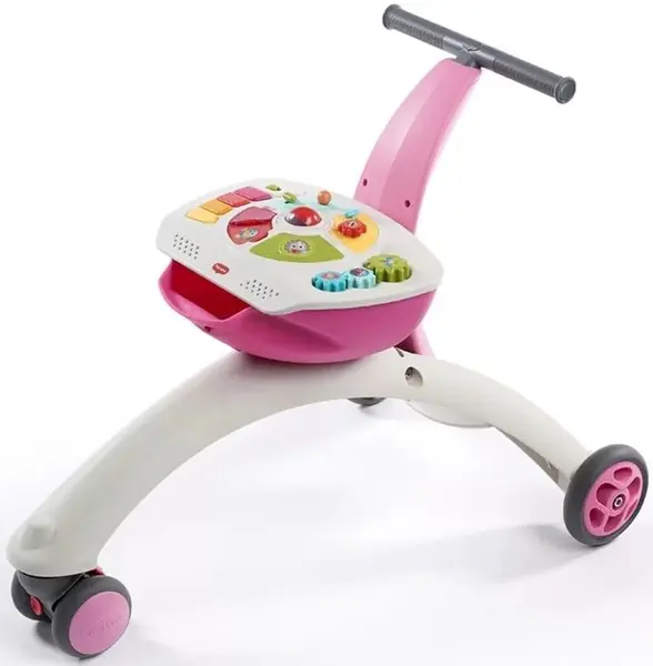 împinge jucărie 5 în 1 Tiny Love - Walk Behind & Ride-on, roz