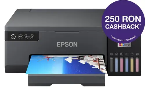 Imprimanta Epson EcoTank L8050, InkJet CISS, A4, Wireless (Negru)
