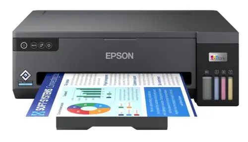 Imprimanta Inkjet CISS Epson EcoTank L11050, A3, Color, 30 ppm, USB, Wireless (Negru)