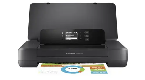 Imprimanta portabila HP OfficeJet 200 cerneala, A4, USB, Wi-Fi (Negru)