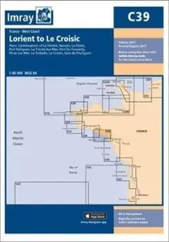 Imray Chart C39. Lorient to Le Croisic, New ed, Sheet Map/Imray