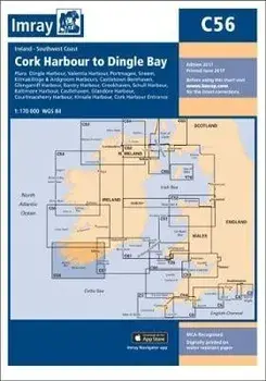 Imray Chart C56. Cork Harbour to Dingle Bay, New ed, Sheet Map/Imray