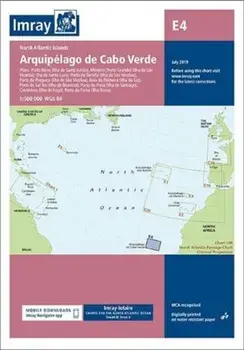 Imray Chart E4. Arquipelago de Cabo Verde, New ed, Sheet Map/Imray