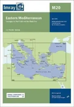 Imray Chart M20. Eastern Mediterranean, New ed, Sheet Map/Imray