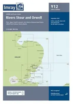 Imray Chart Y12. Rivers Stour and Orwell, New ed, Sheet Map/***
