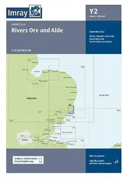 Imray Chart Y2. Rivers Ore and Alde, New ed, Paperback/Imray