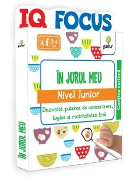 In jurul meu. Nivel junior. Dezvolta puterea de concentrare logica si motricitatea fina/***