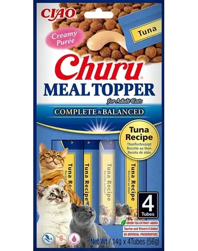 INABA Meal Topper Tuna 4x14 g crema de ton pentru pisici