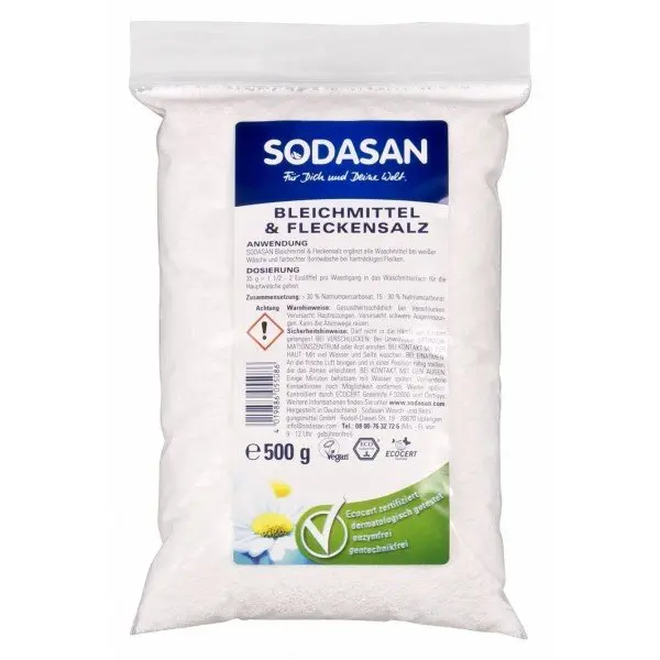 Inalbitor Bio pentru pete pe baza de oxigen 500 Gr Sodasan (punga)