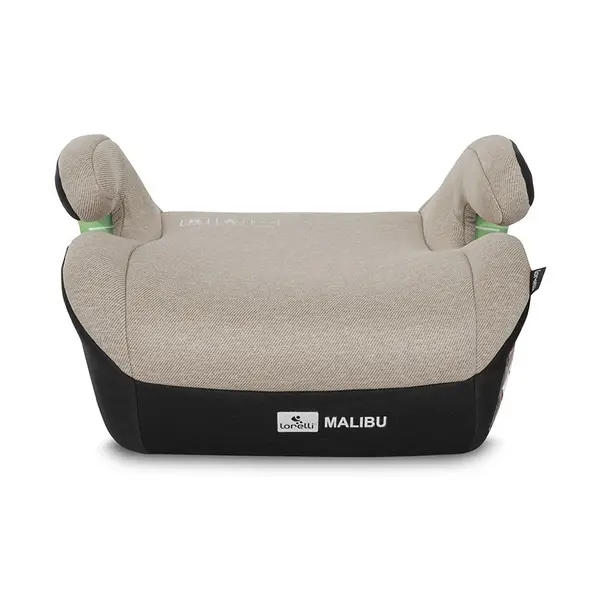 Inaltator auto cu isofix Lorelli Malibu Beige 6-12 ani, 125-150 cm, cu conectori pentru ghidaj