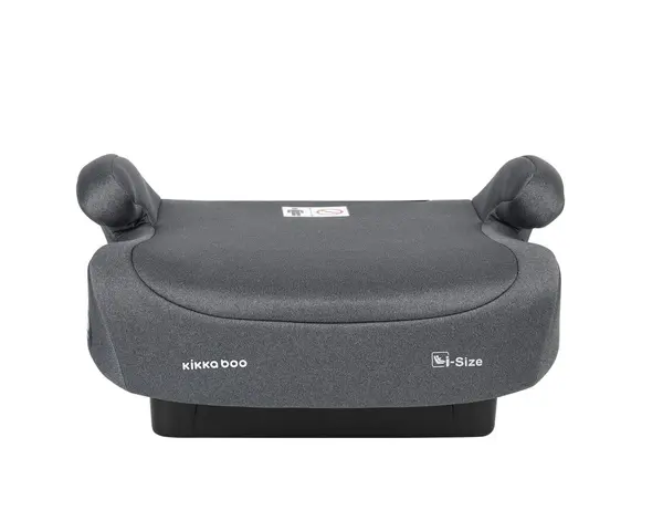 Inaltator auto KikkaBoo i-Go i-Size Dark Grey 125-150 cm, sezut confortabil, centura de ghidaj, fixare cu centura masinii, husa detasabila, certificat R12903 de catre TUV SUD