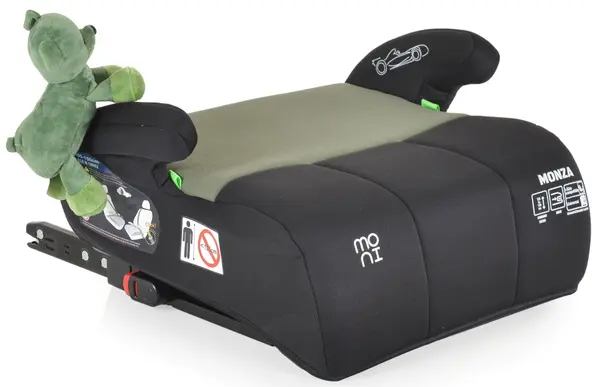 Inaltator scaun auto Moni - Monza, IsoFix, i-Size, 125-150 cm, Green