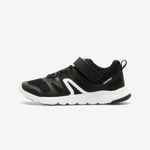 Încălțăminte Educație fizică Power Walking PW540 Alb-Negru Copii