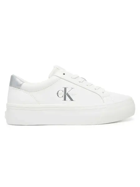 Incaltaminte Vulc Flatf Lth Silver Logo Tag