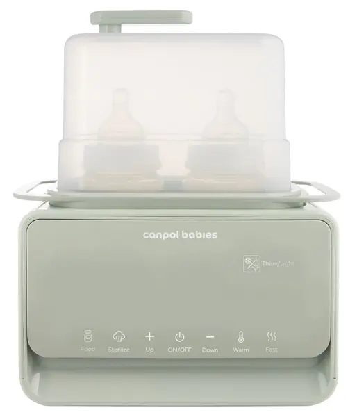 Incalzitor biberoane si sterilizator cu termostat si lampa de veghe 12/218, 1 bucata, Canpol babies