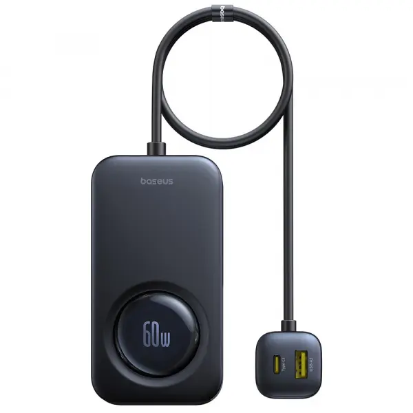 Incarcator Auto Baseus PrimeTrip VW1, 105W, 3A, 3 x USB-A - 2 x USB-C, Negru C00069000121-00