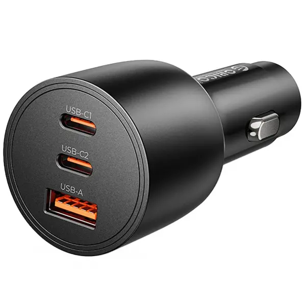 Incarcator Auto Orico PowerLink, 165W, 5A, 1 x USB-A - 2 x USB-C, Negru
