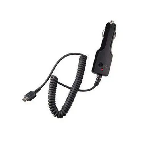 Incarcator auto pentru telefon LG CLA-200/KG800, Negru