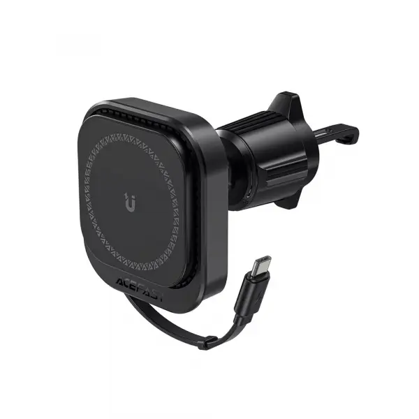 Incarcator Auto Wireless Acefast D32, 15W, 1.67A, Negru