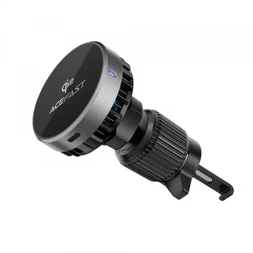 Incarcator Auto Wireless Acefast D40, 15W, 1.67A (Gri)