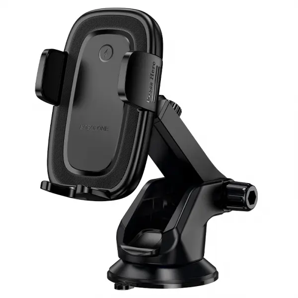 Incarcator Auto Wireless Borofone BH223 Follower, 15W, 1.67A, Negru