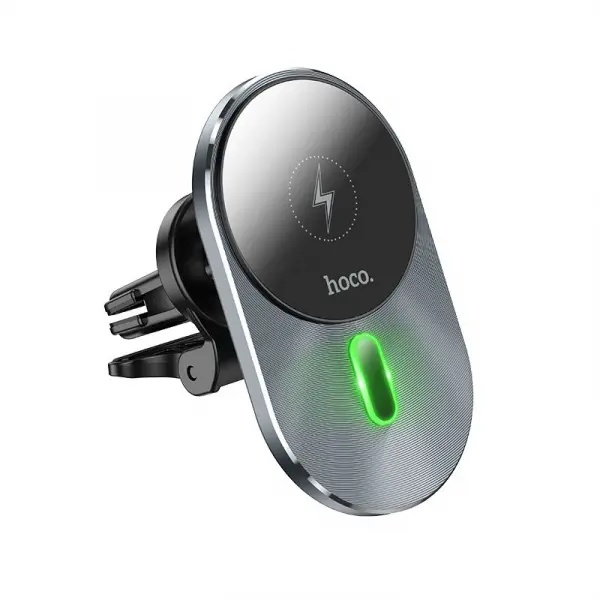 Incarcator Auto Wireless HOCO CA91, 15W, 1.67A, Negru