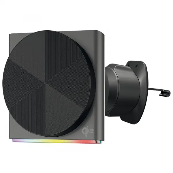 Incarcator Auto Wireless Proove Neostorm, 15W, 1.67A, Gri WHNS15002003
